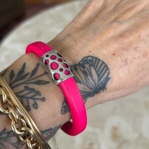 New! Handcrafted Leather Cuff Style Bracelet